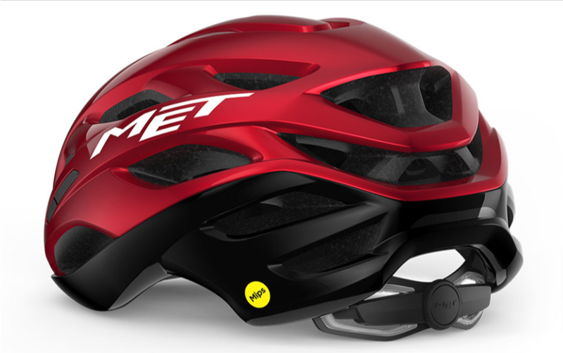 MET Estro Mips Road Helmet in Red and Black-1
